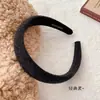 Mismo Estilo que Xiaohongshu, Elegante Diadema Retro Francesa de Cabeza de Calavera Alta, Diadema Versátil de Esponja, Diadema para Lavarse la Cara, Accesorio para el Cabello