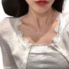 Exquisito collar de estrella con diseño de nicho para mujer, cadena de clavícula de alta calidad, accesorios sencillos de estilo frío.
