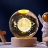 Regalo de Cumpleaños de Alta Gama Bola de Cristal Cielo Estrellado Día de San Valentín Adornos de Escritorio Luz Nocturna Decorativa Lámpara de Mesa