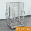 Jaula para Pájaros de Acero Inoxidable 304, Jaula Grande para Loros, Pequeña Cotorra del Sol, Myna, Periquito, Villa de Lujo para Pájaros con Vidrio Templado