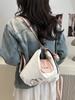 Bolsa Tote Rosa para Mujer 2025 Nueva Gran Capacidad Estudiante Clase Viajero Bolsa de Hombro Mochila Dulce Linda