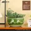 Tanque Pequeño de Agua Circulante para Peces Dorados Hogar Sala de Estar Feng Shui Adornos de Fortuna Fuente Elemento de Agua Decoración Humidificador de Escritorio