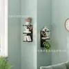Prateleira de Armazenamento de Parede Transfronteiriça, Prateleira de Parede Simples de Armazenamento Doméstico de Múltiplas Camadas, Prateleira de Decoração de Parede para Sala de Estar e Quarto