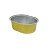 Lonchera de aluminio dorado, caja de embalaje desechable con tapa, molde para hornear pan, horno, pasteles, lonchera, fabricantes de cajas de hojalata
