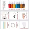Juego Completo de Materiales para Pintura a la Laca Kit DIY Herramientas Papel Abanico en Blanco de Laca Papel de Arroz Abanico de Laca