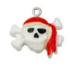 Novos Acessórios de Resina Abóbora de Halloween Crânio Festival Fantasma Enfeites DIY Pequenos Pingentes Pingentes Decorativos