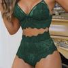 Lencería sexy para mujer talla grande conjunto de sujetador de encaje chaleco sin espalda conjunto de sujetador de ropa interior sexy