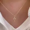 ¡Cuidado! Plata de Ley S925 Colgante de Llave Pequeña Cadena para Clavícula Mini Estilo Japonés para Mujer Lujo Accesible Exquisito Elegante Collar para Mujer