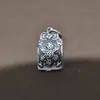 Colgante de plata S925 Yiluya con mantra de seis palabras, accesorios de material para pulsera de cuentas Wenwan, collar, colgante de seguridad