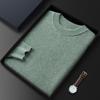 Suéter de cachemira para hombre, nuevo jersey de cuello redondo de moda de cachemira 100% pura para otoño e invierno, suéter de cachemira para hombre.