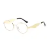 Gafas de Sol Ovaladas Metálicas Estilo Europeo y Americano Retro para Mujer, Gafas de Sol de Moda para Viajes Fotografía Callejera, Gafas de Sol con Protección UV