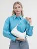 Nuevos Bolsos de Moda para Mujer, Bolsos Acolchados Sencillos de Color Sólido, Diseño Versátil de Nicho, Fábrica de Guangzhou
