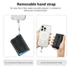 Funda para Teléfono Móvil Apple 17Promax Portatarjetas Magnético Correa de Muñeca de Silicona Junta Correa de Mano Ligero y Portátil Portatarjetas