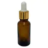 Frasco Essencial de Óleo Marrom à Prova de Luz 5-100ml, Frasco com Conta-gotas 30ml 50ml, Frasco com Borrifador Pump para Cosméticos
