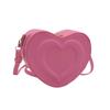 Lindo Bolso Pequeño Corazón de Durazno para Mujer 2023 Nueva Moda Moderna Bolso Cruzado Distintivo Ins Sencillo Textivo Estilo Occidental Bolso de Hombro