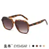 Nuevas gafas de sol aviador cuadradas de moda europea y americana con doble puente, estilo callejero transfronterizo, protección solar, gafas de sol para conducir