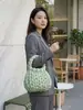 Nueva bolsa de terciopelo transfronteriza, bolsa tejida hecha a mano para bricolaje, bolsa tejida con hilo de terciopelo de cristal hilado en núcleo, bolso de mano para mujer, bolso cruzado
