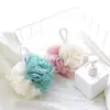 Cepillo de Baño Fácil de Usar y Cómodo con Mango Largo y Cerdas Suaves, Exfoliante de Baño, Exfoliante de Espalda, Esponja de Baño, Bola de Baño