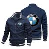Jaqueta de Motocicleta Estampada Masculina Nova Europeia e Americana Outonal Transfronteiriça Cardigan de Passeio Masculino de Rua Casaco com Zíper