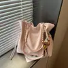 Bolso de moda estilo coreano para mujer, nuevo modelo 2026 para el uso diario, bolso cruzado simple de color sólido, bolso de cadena de gran capacidad, bolso de hombro