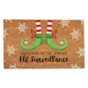Felpudo navideño transfronterizo estilo americano, felpudo absorbente para baño y cocina, felpudo para entrada exterior, felpudo resistente a la suciedad