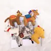 Estilo Ins Linda Muñeca de Fieltro de Lana Camello León Cordero Bolsa Colgante Llavero Colgante Adornos Lindos para Fotos