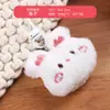 Colgante de peluche con forma de muñeca de dibujos animados, bonito bolso de pericardio para niña, llavero de gran valor colorido, regalo pequeño