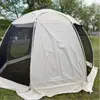 Barraca Esférica de Malha para Camping ao Ar Livre com Estoque Pronto do Fabricante, Anti-Mosquito, Respirável, Abertura Rápida, Dobrável, Portátil, Barraca Céu Estrelado