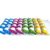Water Mesh Recliner dobrável inflável encosto listrado Float Row Water Amusement Float Row Mount Source Factory