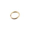 Llavero de acero inoxidable espejo 2.5 * 25 mm tamaño multiespecificación anillo anillo plano llavero accesorios de joyería DIY