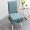 Funda de silla universal para cuatro estaciones para uso en el hogar, respaldo antideslizante todo en uno, funda de silla de comedor integrada, elástica y engrosada
