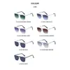 [Personalizado] Gafas de Sol de Media Montura para Hombre, Gafas de Sol Retro de Moda para Conducir para Mujer, Gafas de Alta Gama Transfronterizas al por Mayor