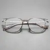 Gafas de estilo influencer con montura cuadrada, lentes transparentes que bloquean la luz azul, diseño ligero, unisex, para estudiantes y oficina WM86108