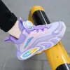 Sapatos Infantis Meninos Tênis Esportivo 2026 Outono Meninas Malha Respirável Casual Tênis de Corrida Fivela Rotativa Sapatos de Pai para Crianças