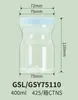 Potes de Plástico de Grau Alimentício da Fábrica Original, Potes para Doces Intestino de Peixe, Potes para Brinquedos de Slime e Lama, Potes Espessados Selados para Animais de Estimação