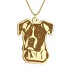 Collar de perro animal lindo hombres y mujeres colgante punk vintage acero inoxidable regalo