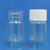 20ML30ML 50ML60ML Transparente Boca Ancha Plástico Vacío Botella Muestra Relleno Botella Muestreo Botella Vitamina Botella de Medicina