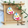 Accesorios para el Cabello de Dibujos Animados de Resina Materiales DIY Pasadores Adornos Decoración de Zuecos Parches Flores para Zapatos Materiales para Zapatos Accesorios Adornos Pequeños