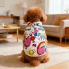 Roupas para Pets para Cachorros, Roupas de Outono e Inverno, Roupas de Algodão Grossas e Quentes para Gatos Teddy e Bichon, Coletes e Jaquetas Coloridos de Algodão de Inverno