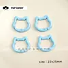 Accesorios DIY Hebilla de Resorte de Gato Lindo Llavero Colgante Accesorios Materiales Hechos a Mano Accesorios Botones Lindos