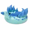 Boia inflável para neve em formato de dinossauro, boia de neve de PVC espessado, tubo de esqui para atividades de inverno ao ar livre para adultos e crianças