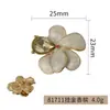 Botones de Esmalte de Flor Tridimensional Estilo Francés con Piedras de Vidrio de Colores para Decoración de Camisas, Vestidos y Qipao, Venta al por Mayor desde el Fabricante
