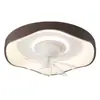 Lámpara ventilador oscilante estilo vintage LED, lámpara ventilador de techo minimalista moderna para protección ocular para dormitorio y comedor, Fábrica de Iluminación Zhongshan