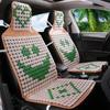 Almofada de Assento de Carro de Verão, Almofada de Resfriamento de Plástico para Caminhões Grandes, Almofada Respirável de Camada Dupla para Empilhadeiras, Assento Ventilado para Veículos