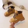 Fancahaoh Bebé Dr. Botas Martens 2026 Otoño/Invierno Nuevas Botas para Niños Suela Suave Zapatos para Bebés Niñas Botines Botas de Cuero para Niños