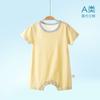 Roupas de bebê verão finas macacão de manga curta para bebê modelo algodão pijamas masculinos femininos roupas de escalada infantis atacado