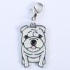 Nueva placa de identificación de metal para perro con forma de oso, productos para mascotas, regalos creativos para el hogar, se puede grabar con láser, colgante de madera para perro.