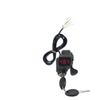 Patinete con pantalla LCD de dedo con bloqueo de giro 12 V-99 V universal