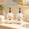 Lindas y adorables botellas dispensadoras 3D con forma de cordero para loción, botellas vacías para uso en el baño, champú, gel de ducha y jabón de manos