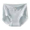 Pantaletas de Mujer de Talla Grande 40-100kg Sin Costuras de Cintura Media, Color Sólido, Transpirables, Cómodas, Entrepierna de Algodón Puro, Calzoncillos de Mujer con Cadera de Durazno